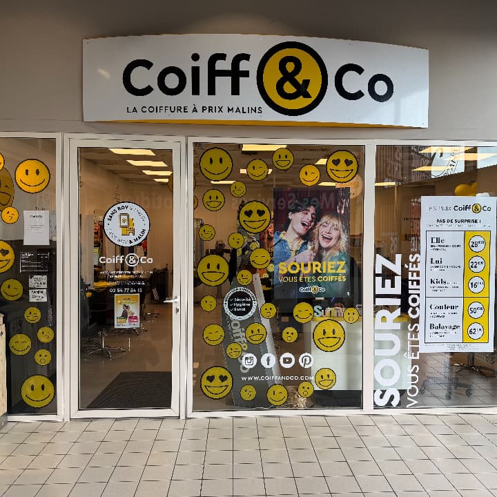 Vitrine Coiff&Co Vendôme